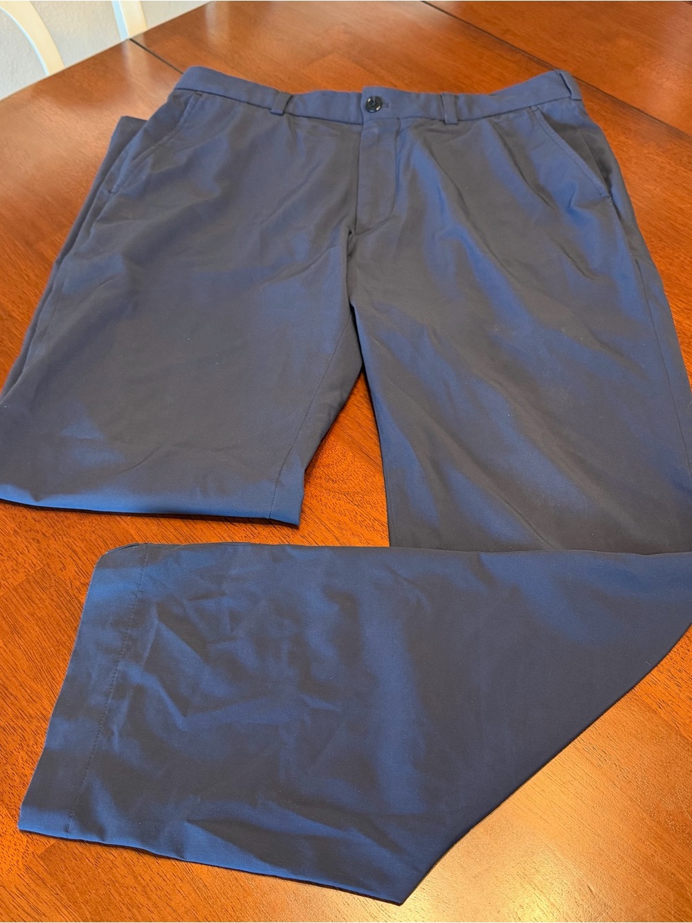 Brooks Brothers Mens 34x30 Navy Performance Tech Chino Golf Pants Poly Spandex